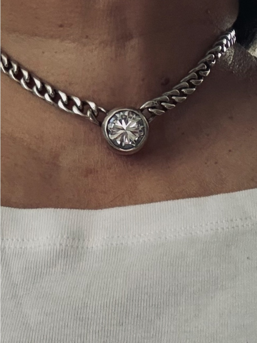 Sterling Silver Chain choker - Picture 9 of 9